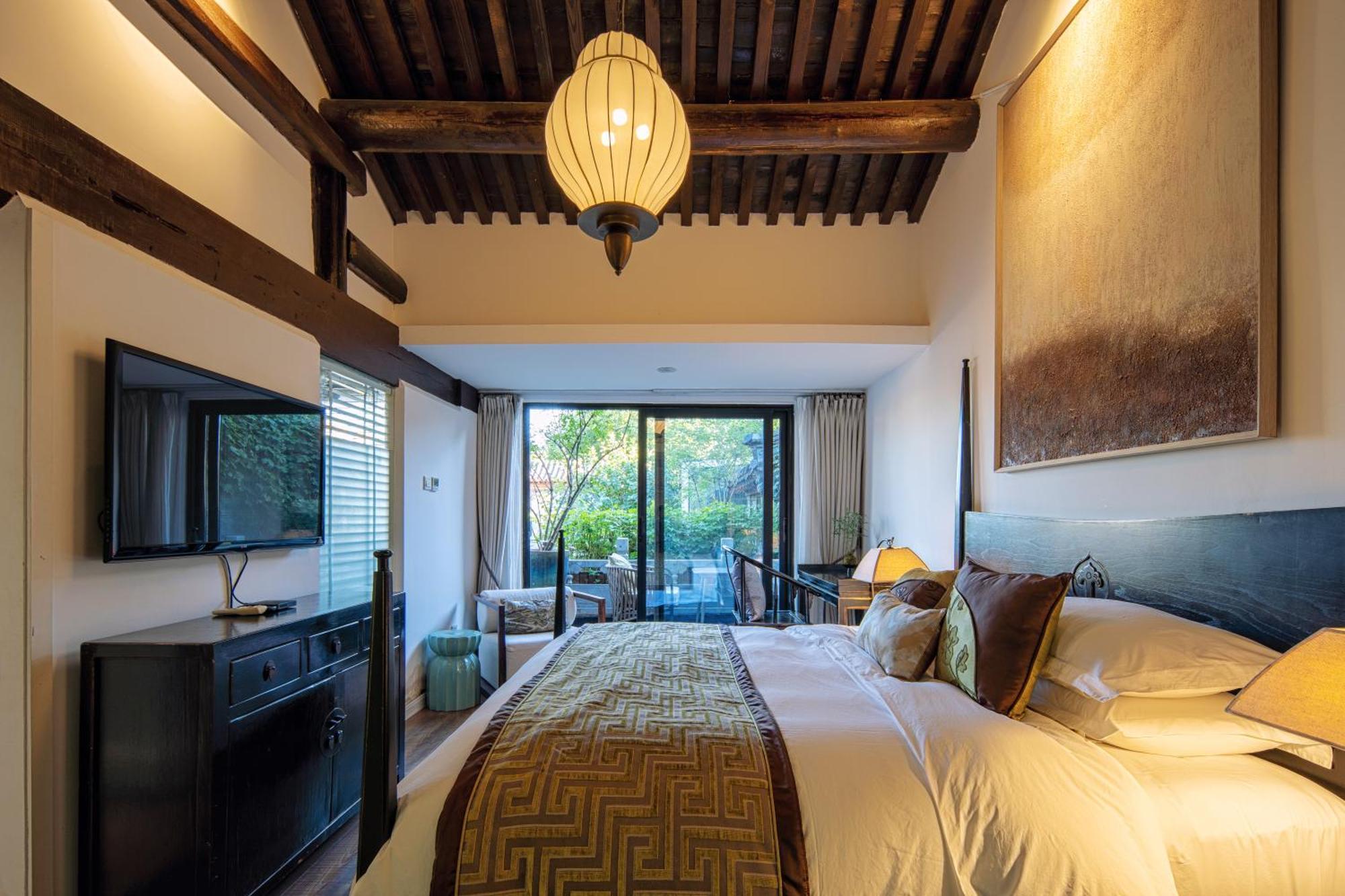 Beijing Le Zai Nan Luo Gu Xiang Wang Fu Jing Forbidden City Courtyard Hotel&Free Laundry Service&Free Coffee &Paid Dumpling Experience Service מראה חיצוני תמונה